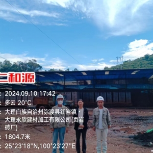 大理永欣建材加工有限公司职业病危害检测与评价