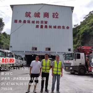 泸水筑城混凝土有限公司职业病危害因素定期检测